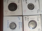 Lot Of 18 World Silver Coins  India   England  Swiss   German Etc