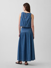 Gap - Denim Drop-waist Maxi Skirt - Promo