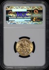 1912m Australia Gold Sovereign  ngc Ms-64 Samaszko s Carson City Gold Hoard Label