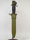 Original Usgi U s  M7 Boc Bauer Ordnance Bayonet W  M10 Scabbard Military