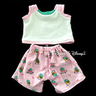 Build-a-bear Retired 2pc Pink Pajamas  love Bug  Top   Pants Teddy Clothes