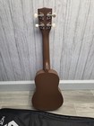 Not Home Uk21 21-inch Soprano Ukulele Matte Brown With Logo Gig Bag