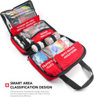 330 Piece First Aid Kit  Premium Waterproof Compact Trauma Medical Kits For Any