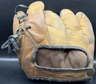 Vtg 1930   s Sporting Goods 4214 Joe Medwick Split Finger Baseball Glove Cowhide