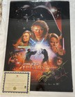 Rare Star Wars Episode Iii  revenge Of The Sith    Cast Signed 2 Side Poster W coa