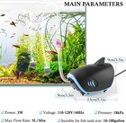 Hitop 3w Quiet 80gph Aquarium Air Pump For 10-100gal Fish Tank