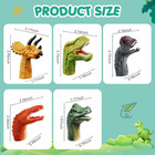5 Pcs Dinosaur Finger Puppets Party Faovrs For Toddler And Kids 3-5 4-8  Mini Ba