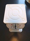 Vintage American Family Kitchen Food Scale   25lb White Farmhouse Great Condition
