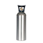 New 20 Lb  Aluminum Co2 Cylinder Tank With Cga320 Valve And Handle Dot Approved
