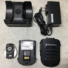 Motorola Pmmn4095 Rln6554 Wireless Bluetooth Speaker Mic W Charger For Apx Radio