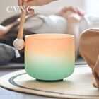 Cvnc 432hz 7 d Desert Sunset Chakra Frosted Crystal Singing Bowl Sound Healing