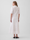 Gap - Barrel-sleeve Maxi Shirtdress 910040 - New Sale
