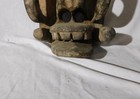 Vintage African Tribal Mask - B  t   Gu  r   W   Tribe - Ivory Coast Carved Wood 