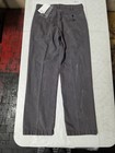Maison Margiela Designer Unisex Paint Splatter Tailored Trousers In Washed Black