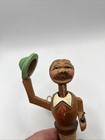 Vintage Italian Mechanical Wine Bottle Cork Stopper Tips His Hat