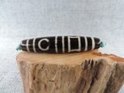 Tibetan Agate Dzi Bead Amulet For Necklace Pendant Antique Gzi Bead G1