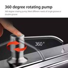 360   Sink Soap Dispenser Stainless Steel Kitchen Hands Liquid Pump Bottle Tube