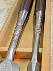 Nos Japanese Chisel Tsuki Nomi Paring Slick        Set Of 2 From Japan A950