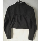Olivaceous Black Top Twist Front Dress Long Sleeve Women s Size M