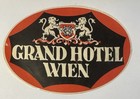 Six Vintage Hotel Luggage Labels Stickers Germany Munich Cologne Vienna Austria