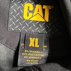Caterpillar Cat Essential Rain Jacket Mens Xl Extra Large Black Hooded New