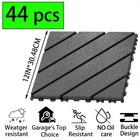 New Interlocking Patio Deck Tiles 12x12 Waterproof Outdoor Balcony Flooring Grey