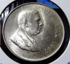 1967 South Africa 1 Rand  800 Silver Coin