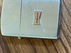 Vintage Anheuser Busch Budweiser Bowtie Beer Vulcan Flip Top Cigarette Lighter