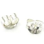  925 Sterling Silver Earring Backs Small Butterfly Clutch Replacements Usa 10pcs