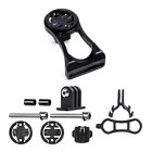 Bike Stem Extension Computer Mount Fr Garmin Edge Gopro Gps Holder Bracket Black