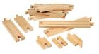 Brio World 33401 Beginner Expansion Pack 11 Wooden Train Tracks For Kids