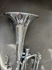Antique Deg  Dynasty Silver Usa Marching Band Trumpet Model Number 1056