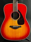 Yamaha Fg830 Solid Top Dreadnought Acoustic Guitar Autumn Burst Finish