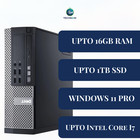 Dell Optiplex Desktop Sff Desktop I3 I5 I7 Win 10 11 Pro 27  Monitor