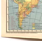 1937 South America Map Vintage National Geographic Cartography 26 5    X 37 25 