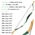 Archery Traditional Recurve Bow 12-50lbs Longbow Mongolia Horse Riding Hunting