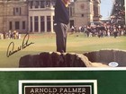 Arnold Palmer Signed Custom Framed Golf 10x14 Photo Psa  Authentication