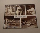 Autographed Joe Dimaggio 8 X 10 Matter Photo Collage  978 Of 1941  matted 12x15 