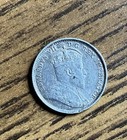 1908 Canada Silver Five Cents Coin  Key Date 5 Cents Five