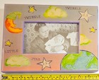 Dolce Mia Designs Twinkle Twinkle Little Star Wood Resin Photo Frame 4x6 Nursery
