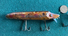 Two Early Wood Vintage Fishing Lures - One  heddon Vamp 