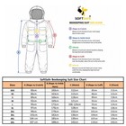 3 Layer Ventilated Bee Suit Fencing Veil Bee Suit Beekeeper Protective Coveralls