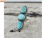 Mohave Turquoise Rings  925 Sterling Silver Anniversary  Ring All Size R354