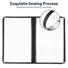 Wechef 30pcs Restaurant Cafe Menu Covers 8 5 x14  4 Page 8 View Black Trim