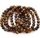 Wholesale Lots Tiger s Eye 6 Pcs 7 5  Crystal Healing Gemstone Stretch Bracelet