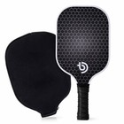 Carbon Fiber Grip Anti Slip Polymer Honeycomb Core Pickleball Paddle Racket Set 