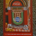Coca-cola Jukebox Style Cookie Jar  coke   A Song   rock N Roll  Red