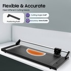 Durable 24  Paper Trimmer Rolling Cutter Rotary Sharp Photo Cutter Office Space
