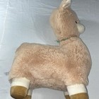Fiesta Luke The Llama Plush Tan Alpaca Scarf Stuffed Animal Toy Doll 12    Euc