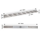 63   Vanity 8 Light Led Modern Chrome For Bathroom Over Mirror Wall Lamp Fixture